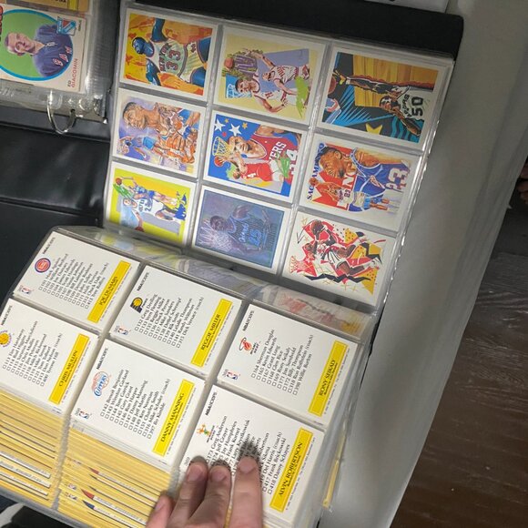 Vintage Sports Card Binder Lot - Michael Jordan Ken Griffey NBA NHL MLB Trading - Picture 10 of 16